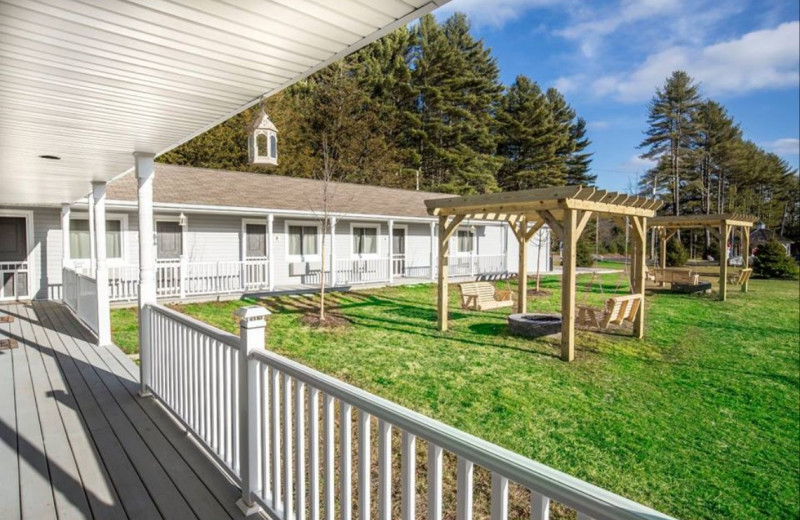 Porch at Catskill Mountains Resort.