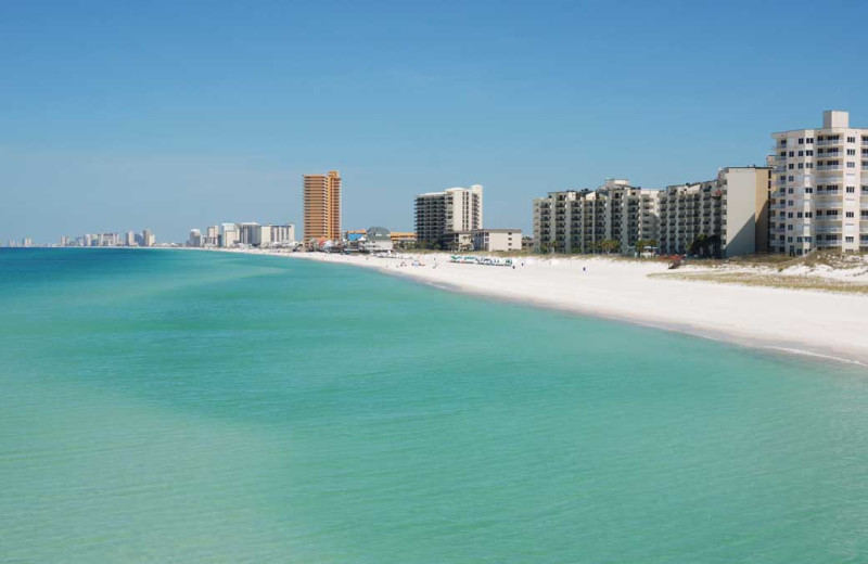 Beach at Moonspinner Condominium.