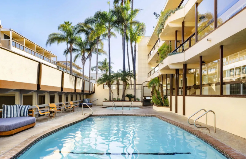 Outdoor pool at Pacific Edge Hotel.