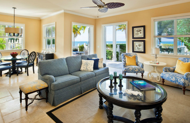 Cottage living room at Sunset Key Guest Cottages, a Luxury Collection Resort.