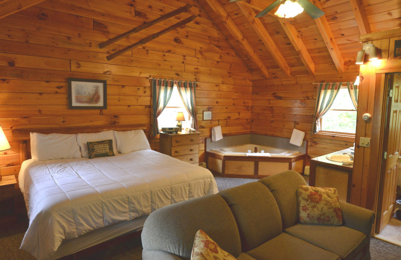 Guest bedroom at The New England Inn 