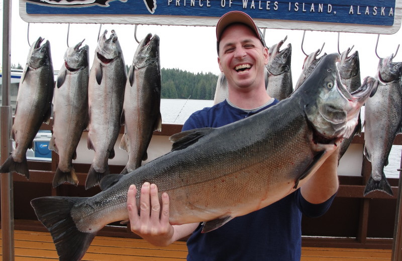 Fishing at portsman's Cove Lodge.