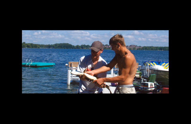 Fishing at Shady Lawn Resort.