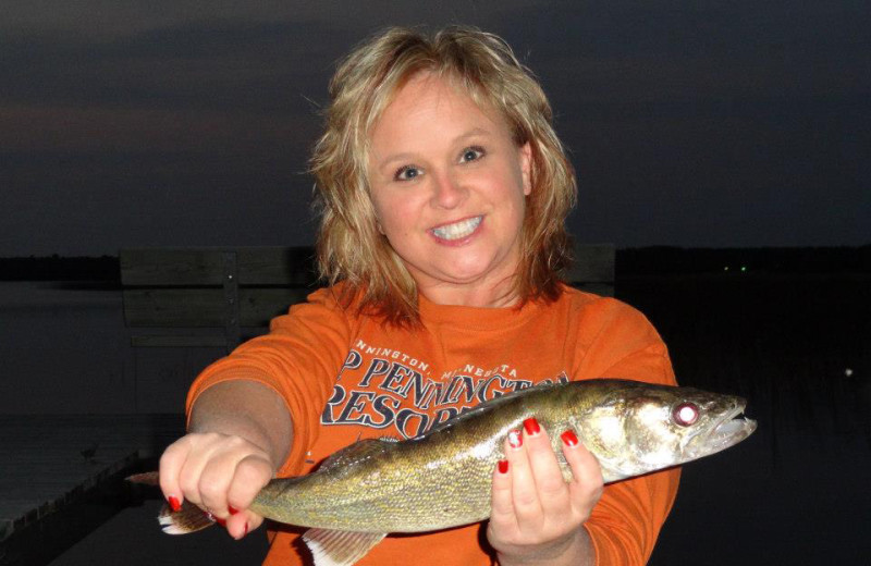 Fishing at Bliss Point Resort.