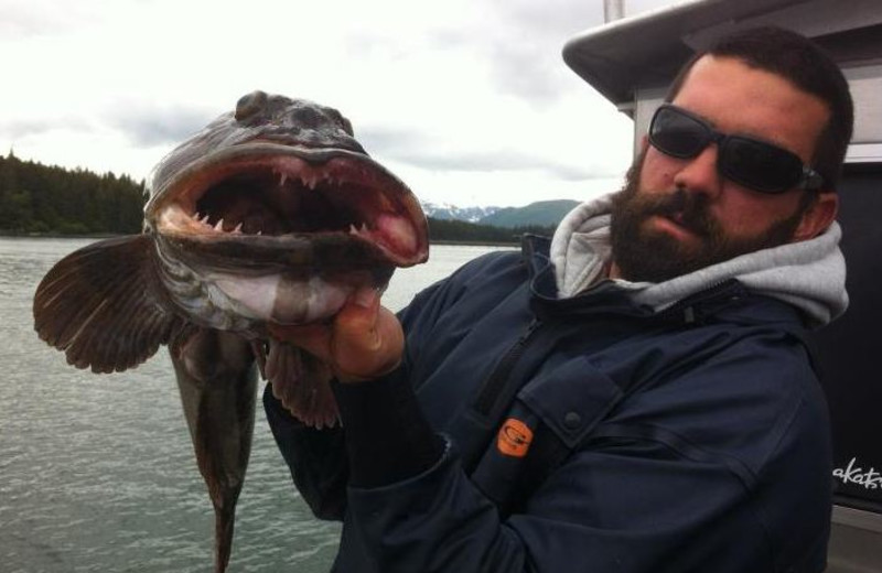 Fishing at Port Lions Lodge.