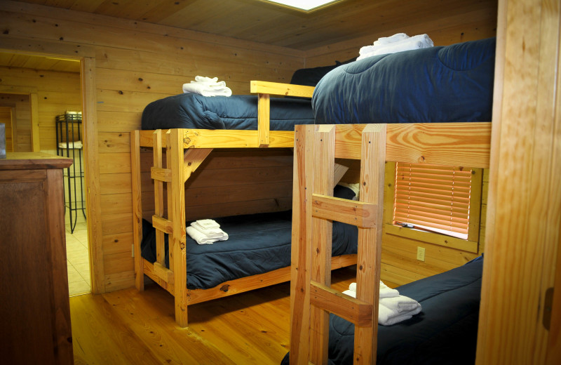 Bunk beds at Buckhead Ranch.
