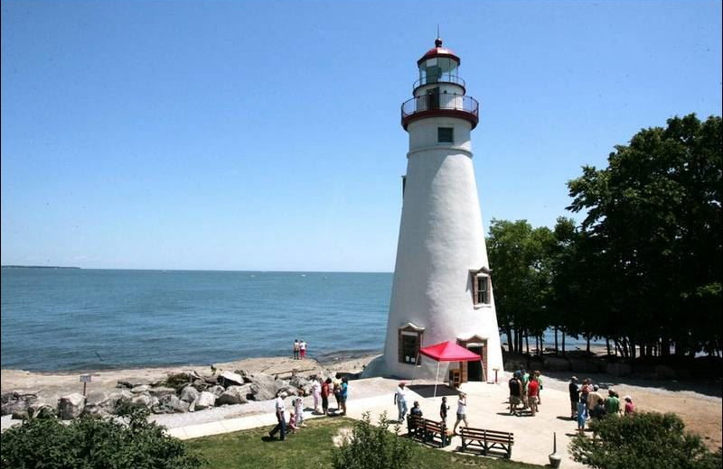 Marblehead Lighthouse near Maui Sands Resort & Indoor Waterpark.