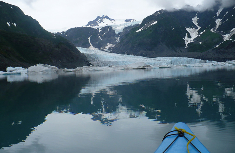 Glacier at Kenai Fjords Glacier Lodge.