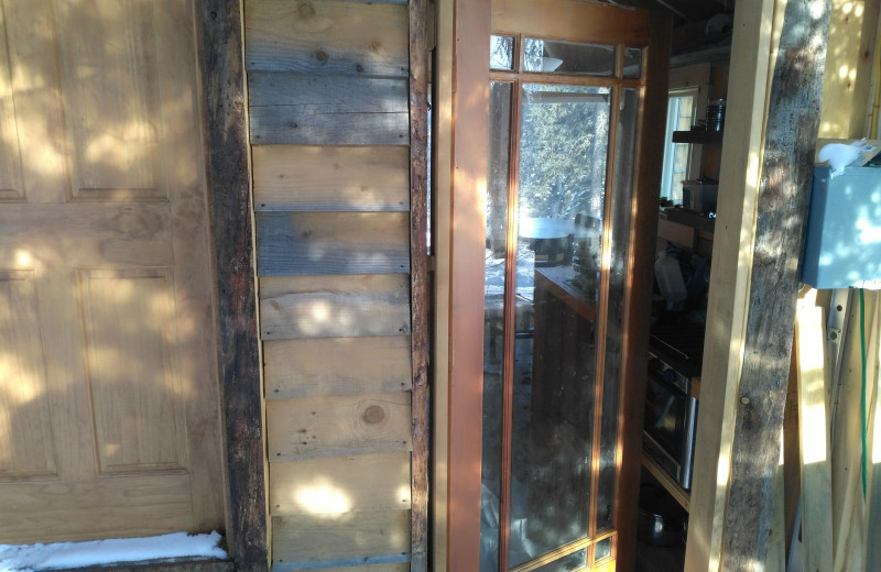 Cabin exterior at Hungry Moose Bed and Breakfast.