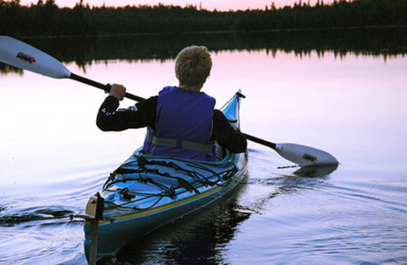 Kayaking at The Margate on Winnipesaukee.