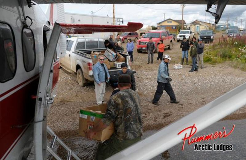 Group at Plummer's Arctic Fishing Lodges.