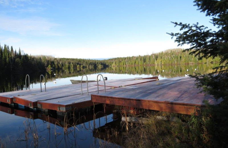 Dock at Bay Wolf Camp.