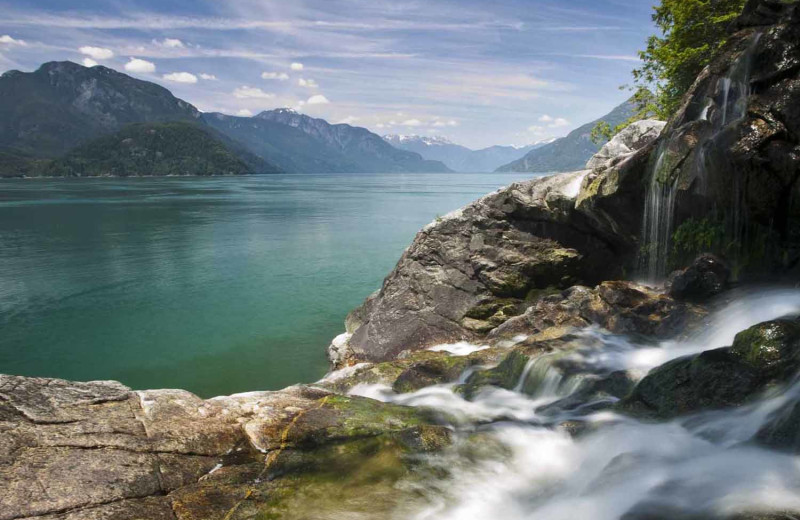 Scenic view at Sonora Resort and Conference Centre, Canada.