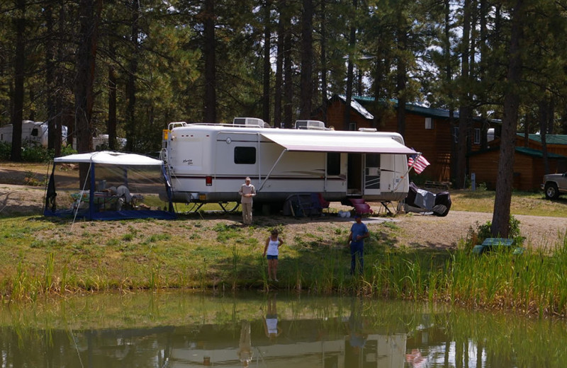 RV camp at Echo Basin Cabin And RV Resort.