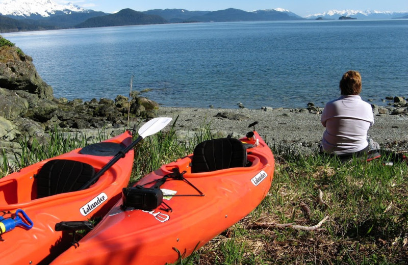 Kayaking at Pearson's Pond Luxury Inn and Adventure Spa.