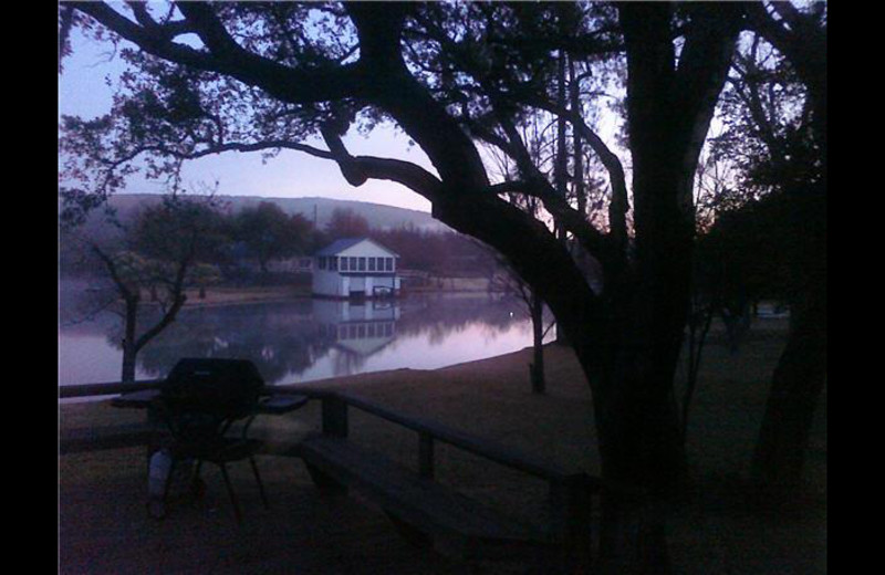 Lake view at Carico's Lake House on LBJ.