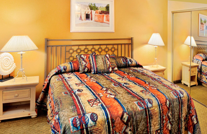 Master Bedroom of a Two Bedroom Unit at the Indian Palms Vacation Club