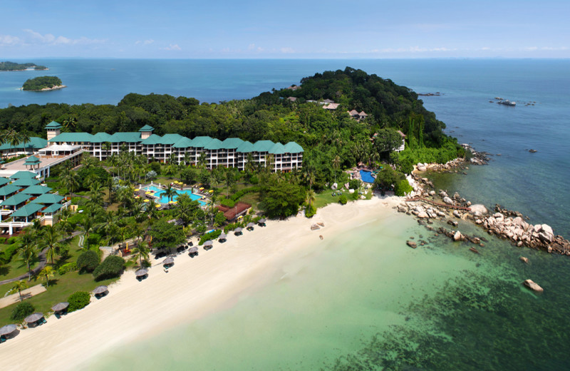 Aerial view of Angsana Resort & Spa Bintan.