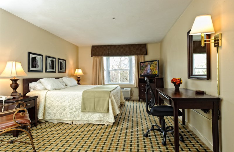 Guest room at Silver Fox Inn.