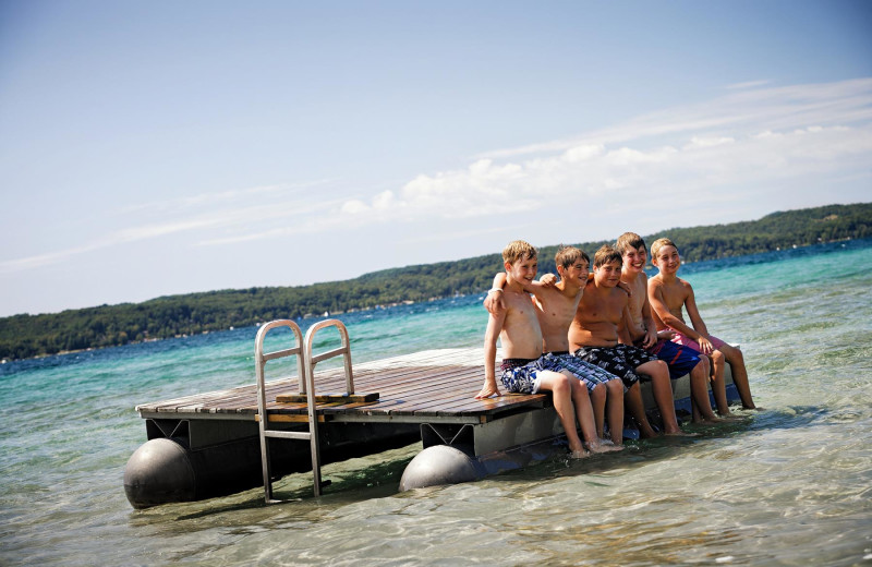 Water activities at Chimney Corners Resort.