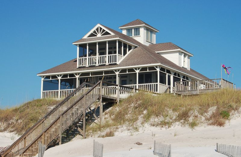 Rental exterior at Cape San Blas Vacation Rentals.