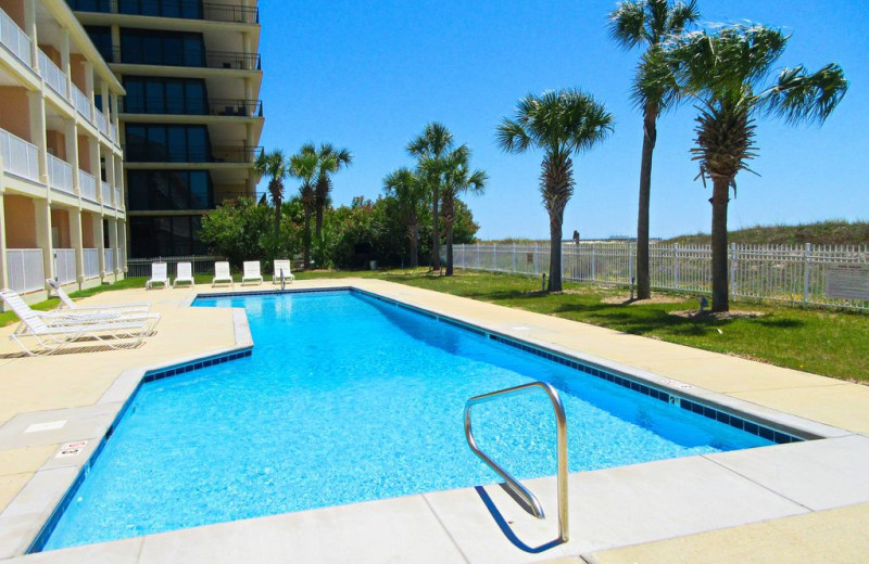Rental pool at Beachfront Rentals.
