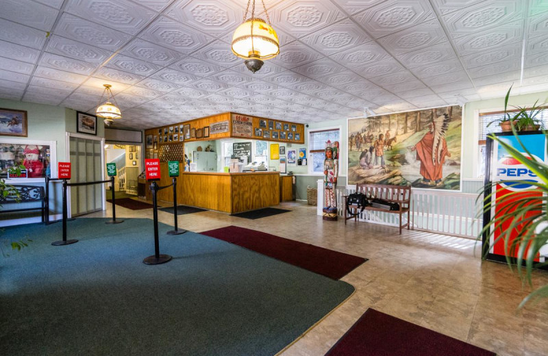 Lobby at Indian Hot Springs.