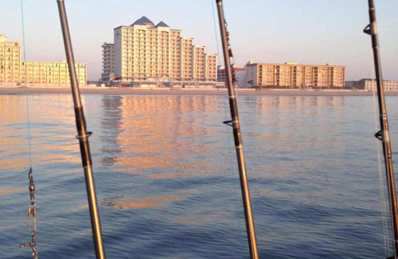 Fishing at Holiday Inn Suites Ocean City.