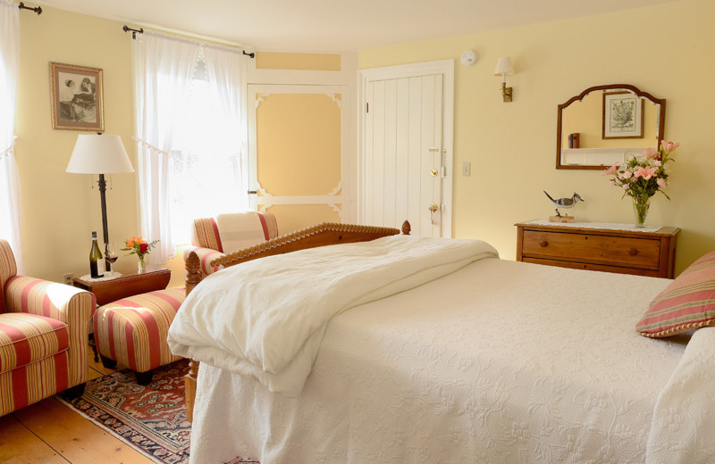 Guest room at The Windham Hill Inn.