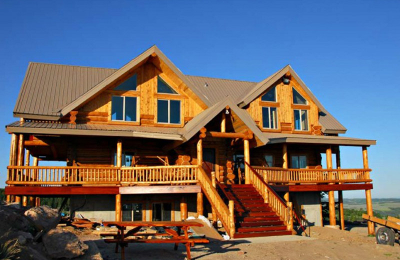 Vacation rental view at Rocky Mountain Elk Ranch. 