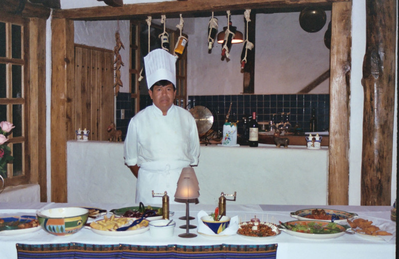 Dining at Hacienda Primavera Wilderness Ecolodge.