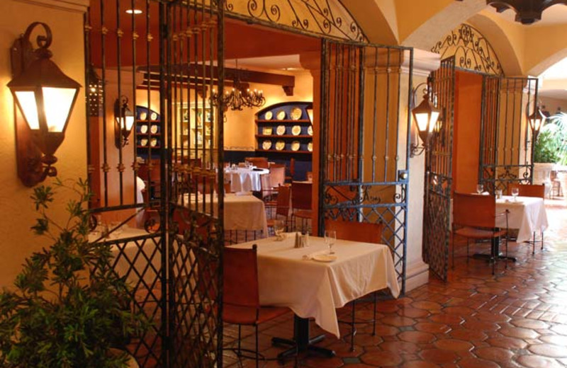 Cafe Corridor at Hotel Encanto.