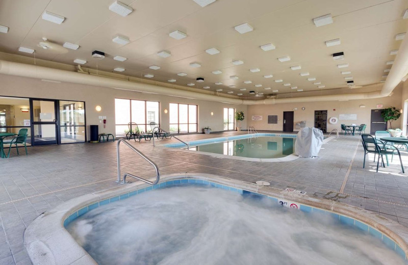 Indoor pool at Drury Inn St. Joseph.