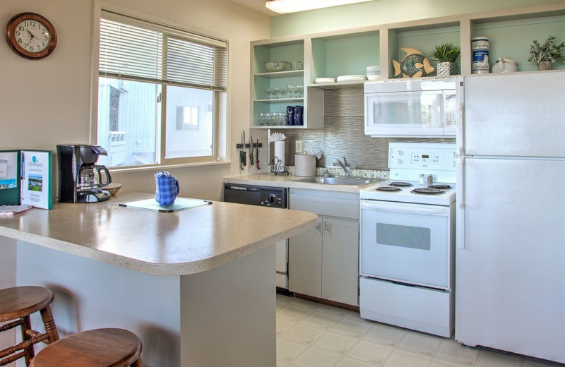 Guest kitchen at Canterbury Inn.