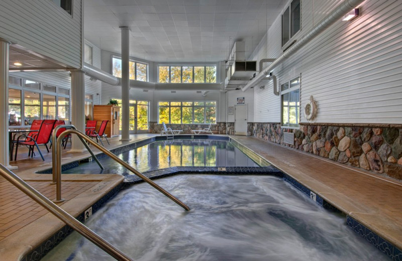 Indoor pool at The Cherry Tree Inn & Suites.