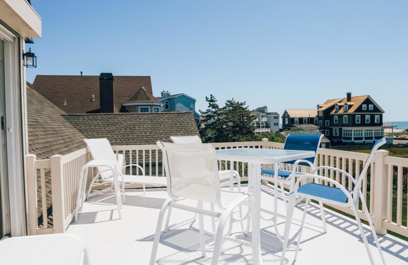 Rental balcony at Jersey Cape Realty.