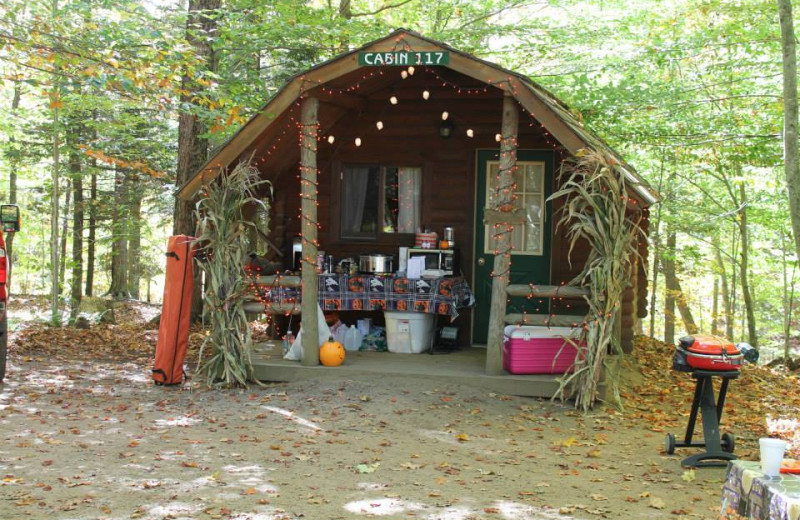 Autumn kickoff weekend festivities at Old Forge Camping Resort.