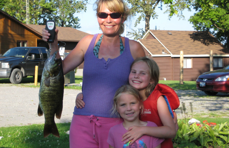 Fishing at Southview Cottages Resort.