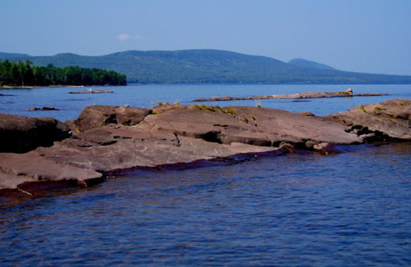 Lake Superior view at Mountain View Lodges.