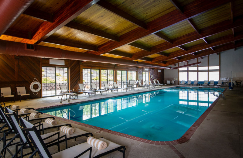 Indoor pool at Stoneridge Resort.