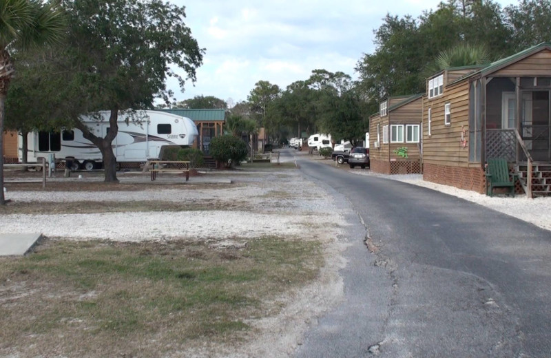 RV resort at Navarre Beach Campground.