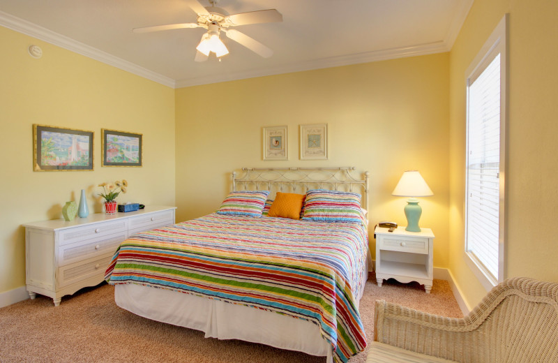 Rental bedroom at Perdido Key Resort Management.