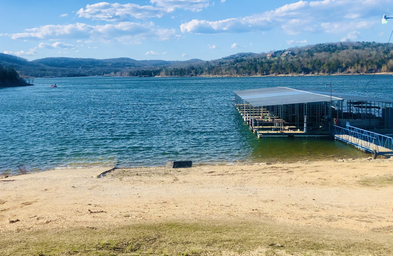 Lake view at Green Valley Resort.