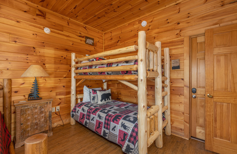 Bedroom at American Patriot Getaways - Mountain Mama.