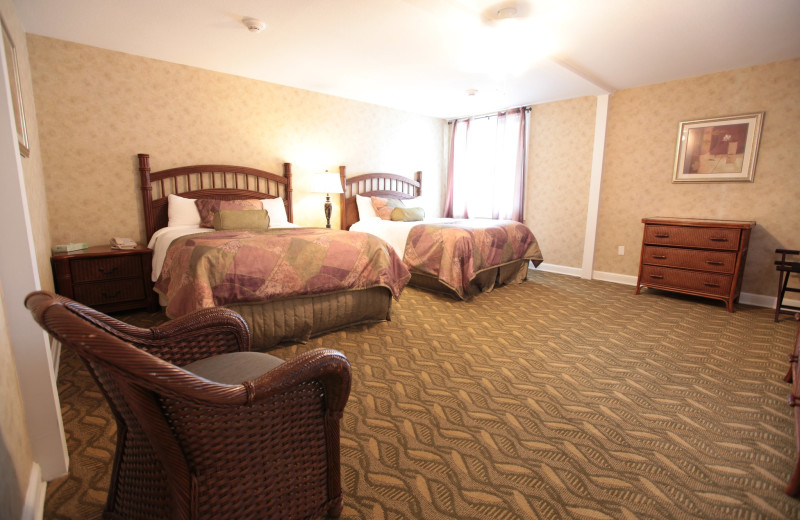 Guest room at The Island House Hotel.