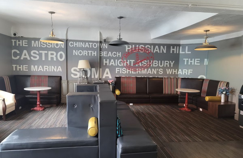 Lounge at Ansonia Hotel.