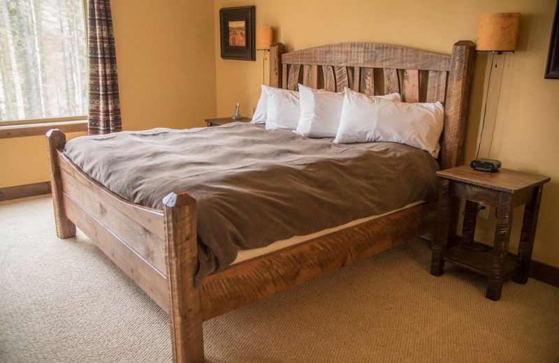 Guest bedroom at Northstar Mountain Village Resort.