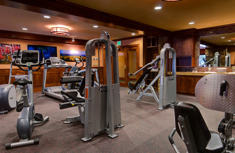 Fitness room at Wyoming Inn of Jackson Hole.