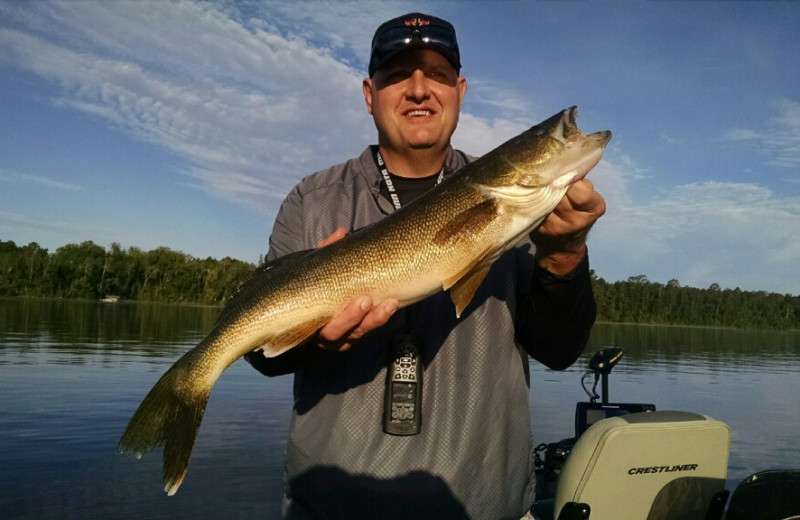 Fishing at Lakewood Lodge.