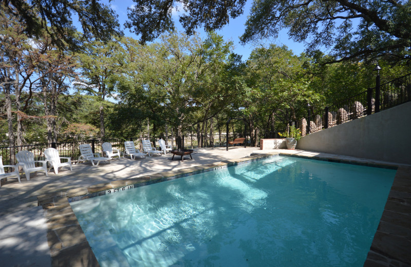 Rental pool at Frio Family Getaway.